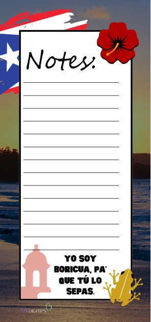 Puerto Rico - Flor Maga Libreta